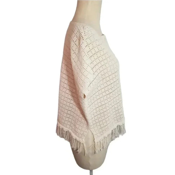 {Joíe} Coachella Amal Crochet Fringe Top in Cream in Size XXS - Picture 8 of 14